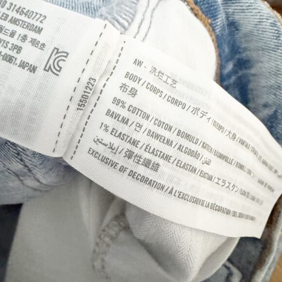 ABERCROMBIE The Ankle Straight Ultra High Rise Jeans Curve Love Light Wash 29 XS - Picture 10 of 12